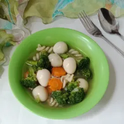 Sup Brokoli Telur Puyuh #JagoMasakMinggu9
