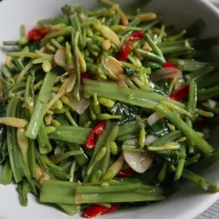 Tumis Kangkung Bunga Pepaya