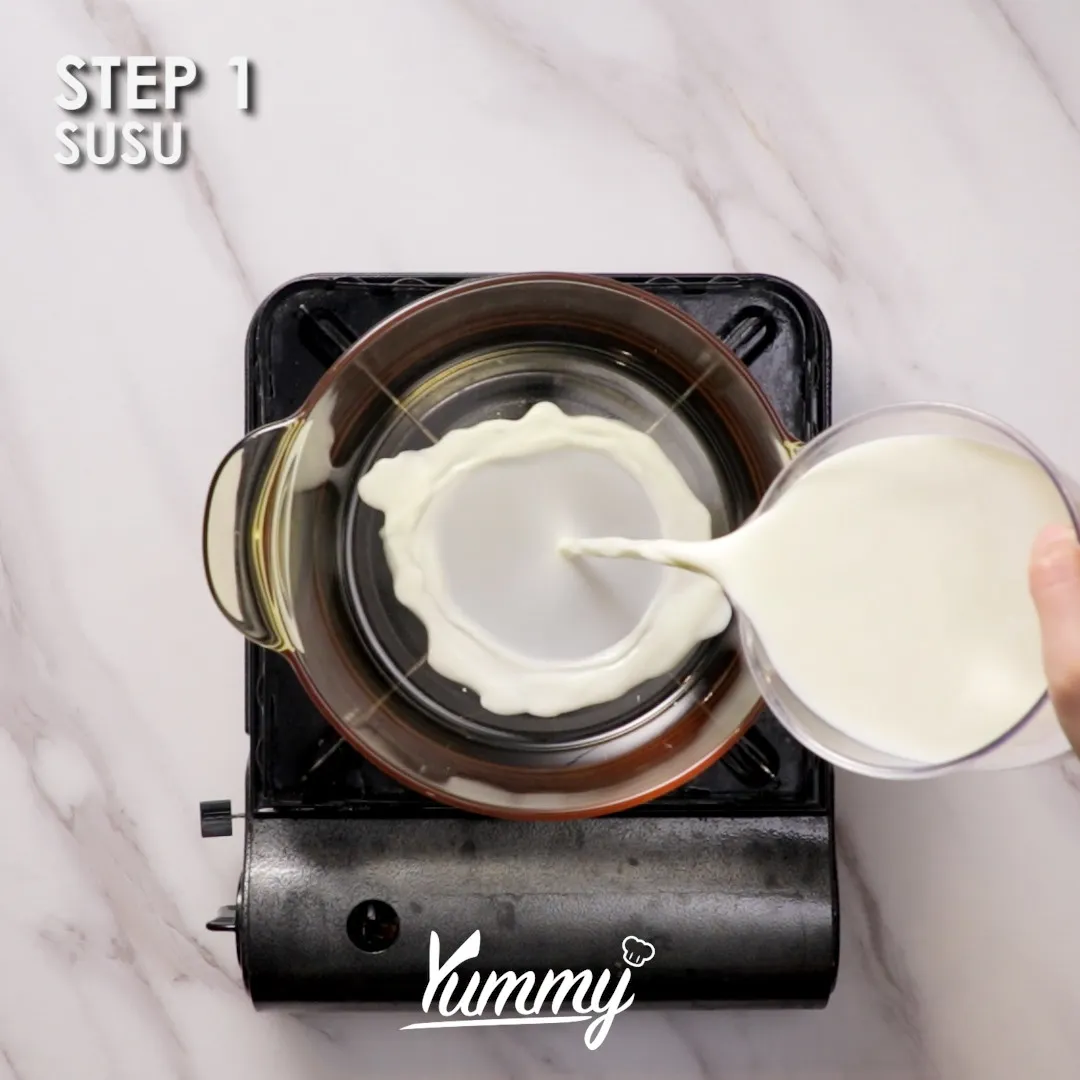 Step 1 Es Setup Susu Pisang