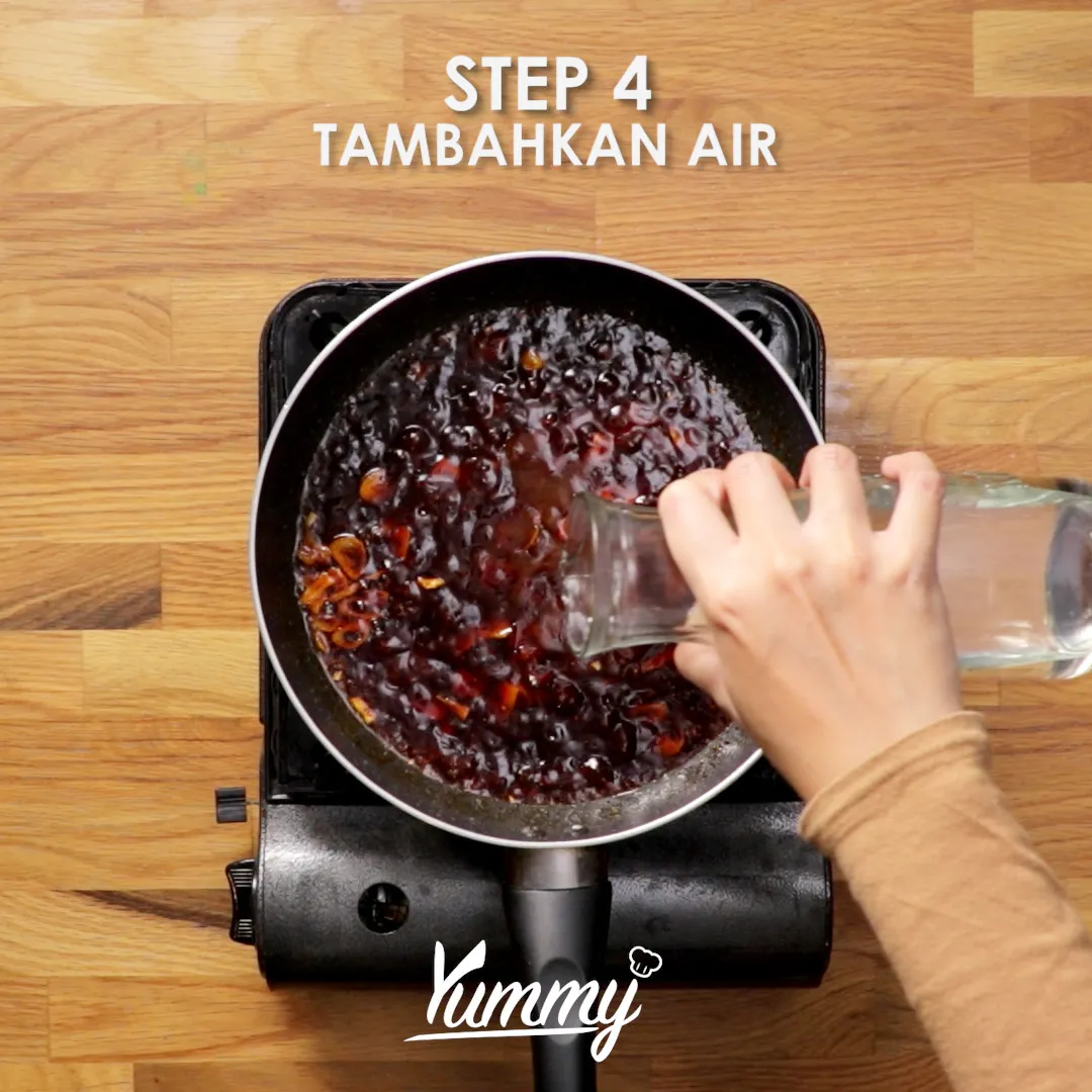 Step 4 Telur Mata Sapi Saus Asam Manis