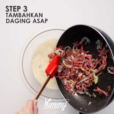  Resep  Masakan Puding Roti  Daging  Asap  dari Chef Yummy 