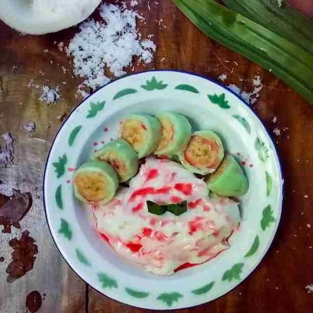 Es Pisang Ijo #JagoMasakMinggu9