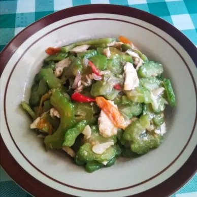 pare tumis ayam #JagoMasakMinggu9