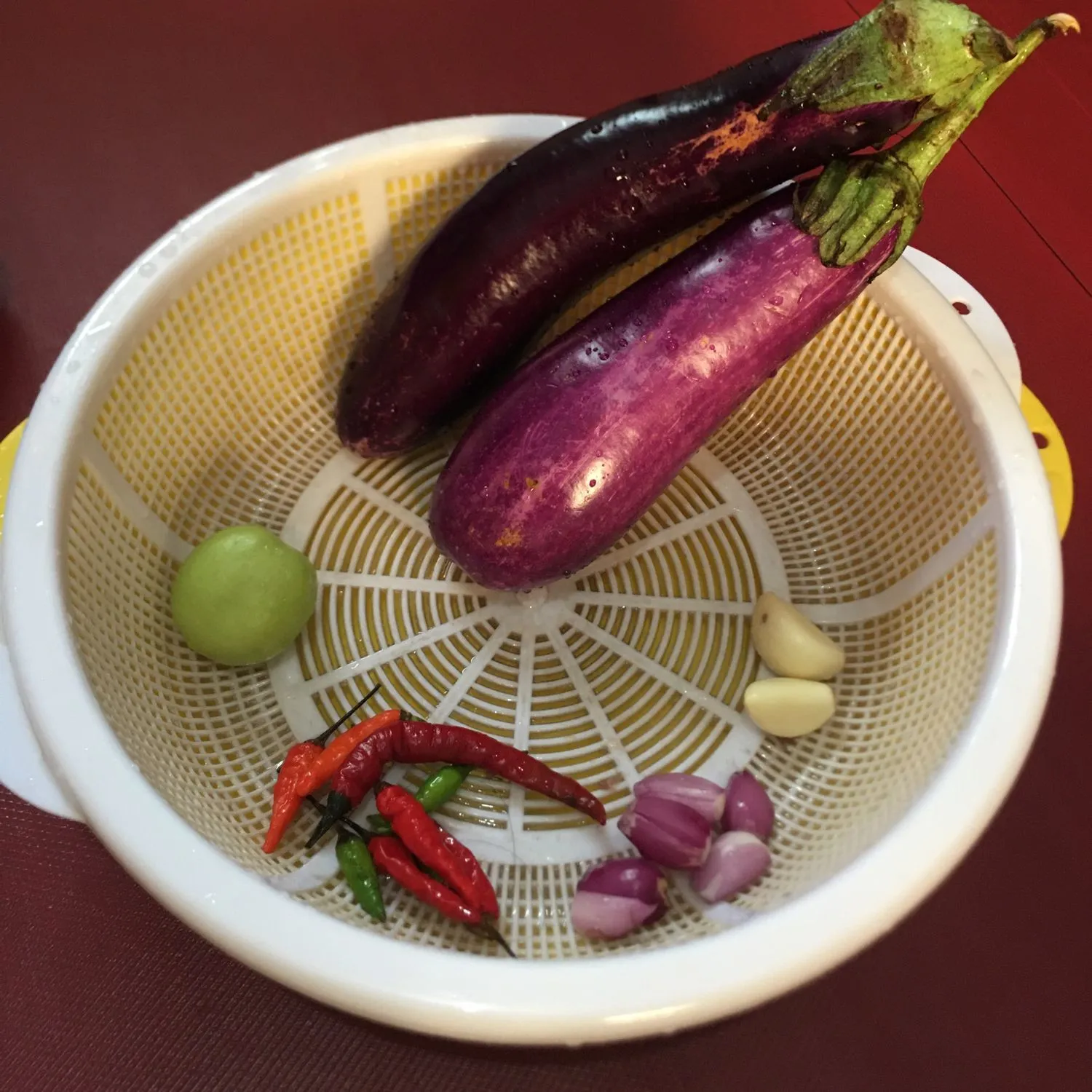Step 1 Tumis Terong Pedas