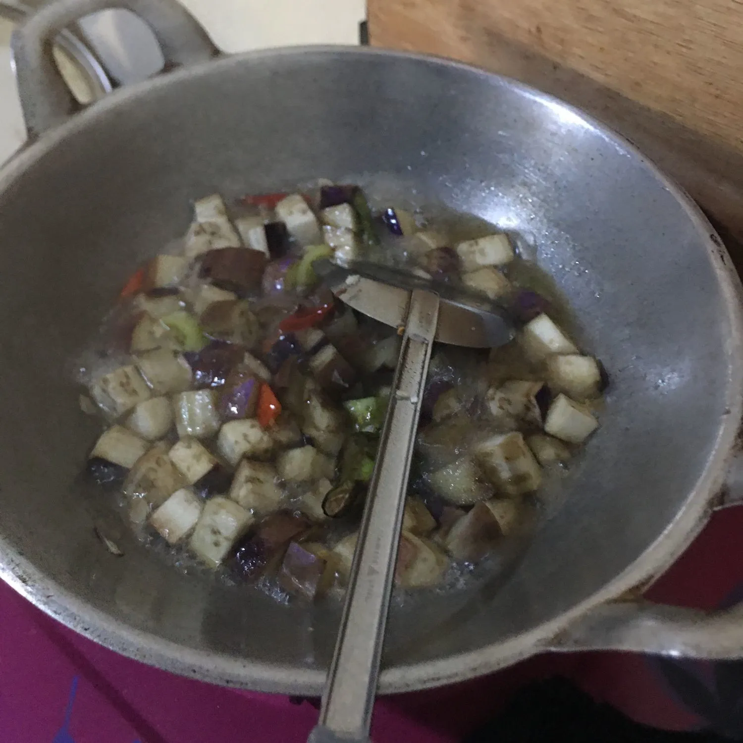 Step 6 Tumis Terong Pedas