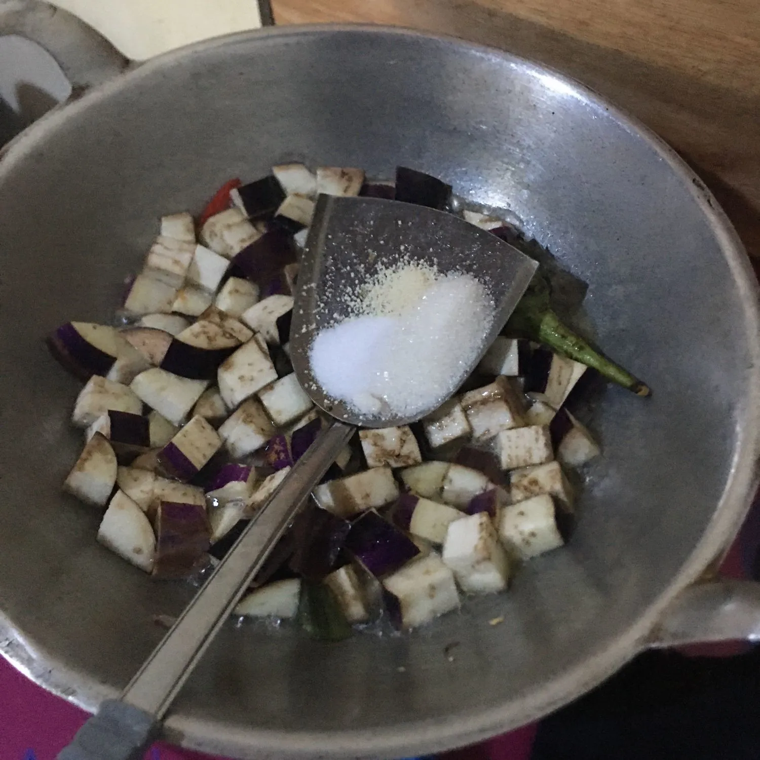 Step 5 Tumis Terong Pedas
