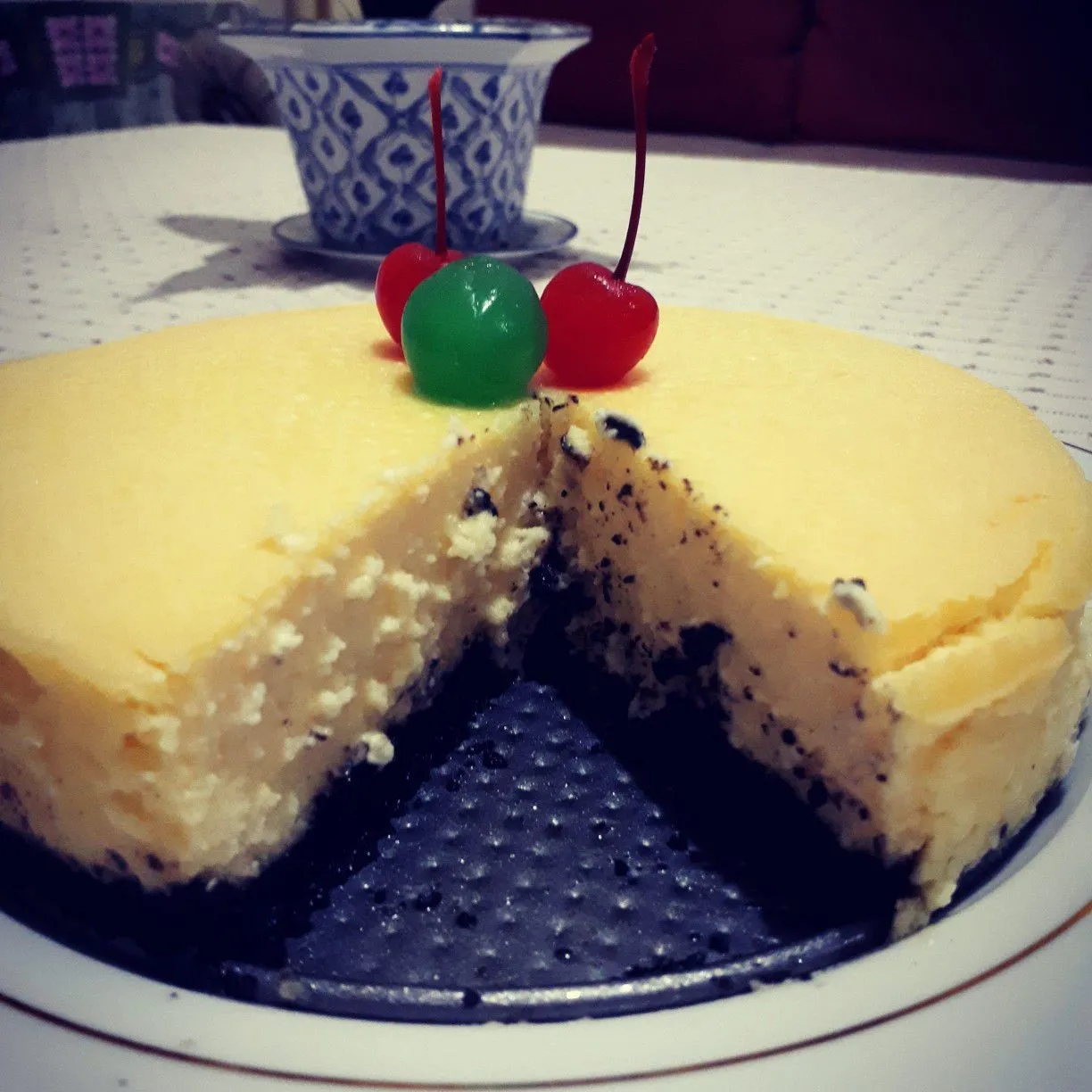Mascarpone oreo cheese cake #JagoMasakMinggu9