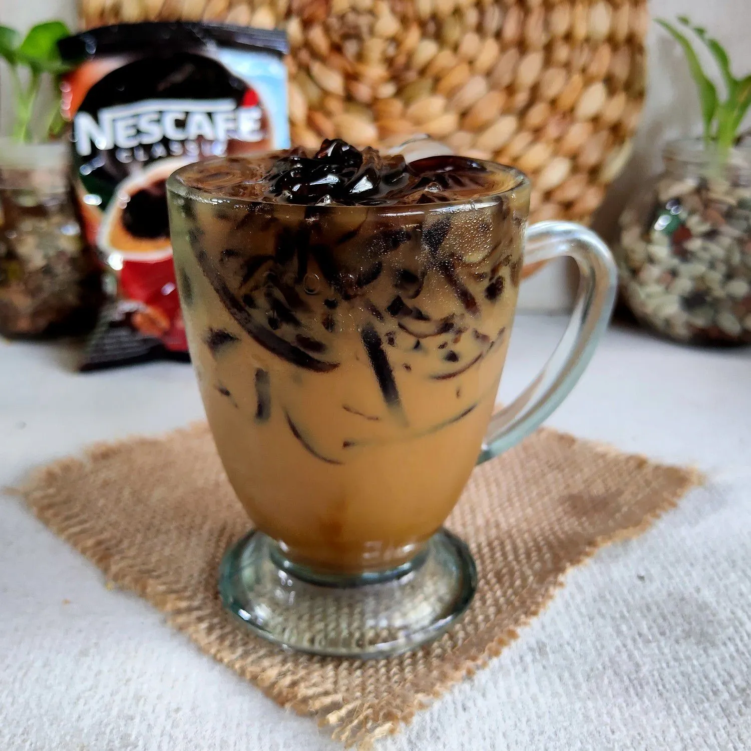 Step 5 Es Cappucino Cincau
