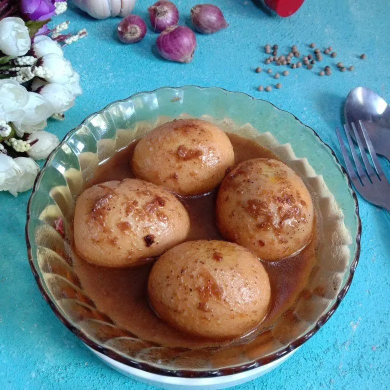 semur telur bulat #JagoMasakMinggu9