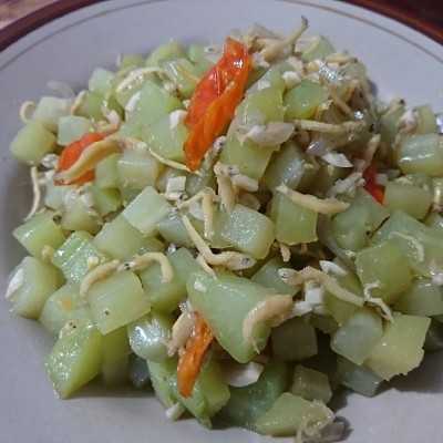 Resep Tumis Labu Siam Teri #JagoMasakMinggu10 dari Ratna 