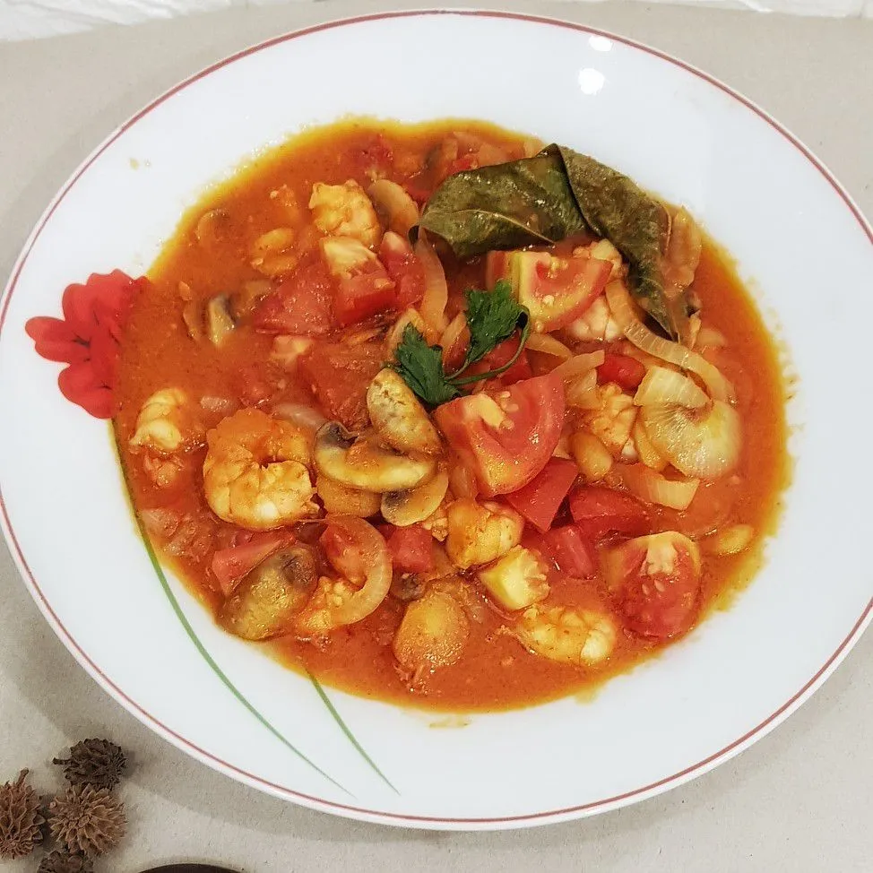 Udang Jamur Saos Tomat