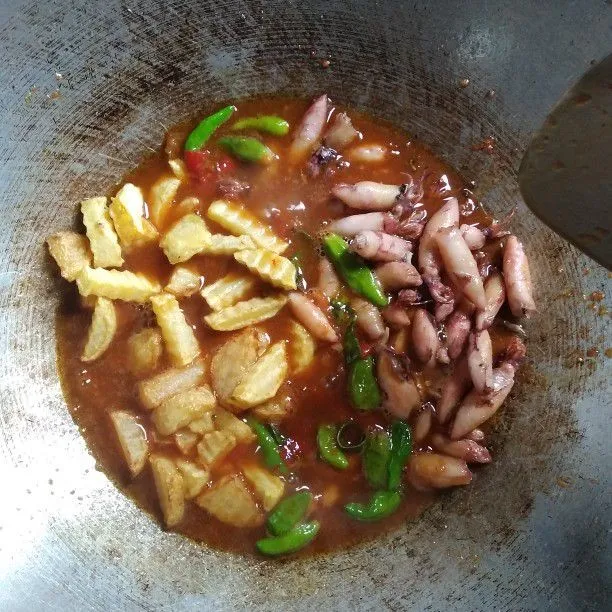 Step 6 Cumi Bumbu Merah