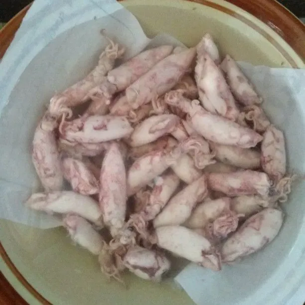 Step 1 Cumi Bumbu Merah