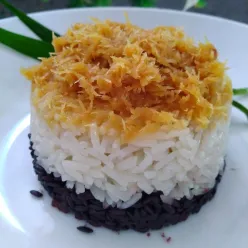 Ketan Kukus Kelapa #JagoMasakMinggu10