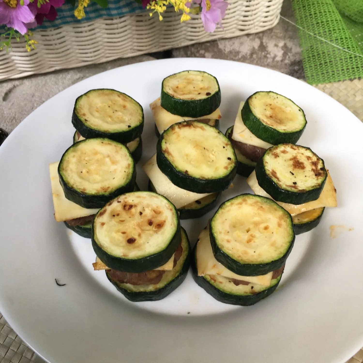 Step 7 Zukini Sliders
