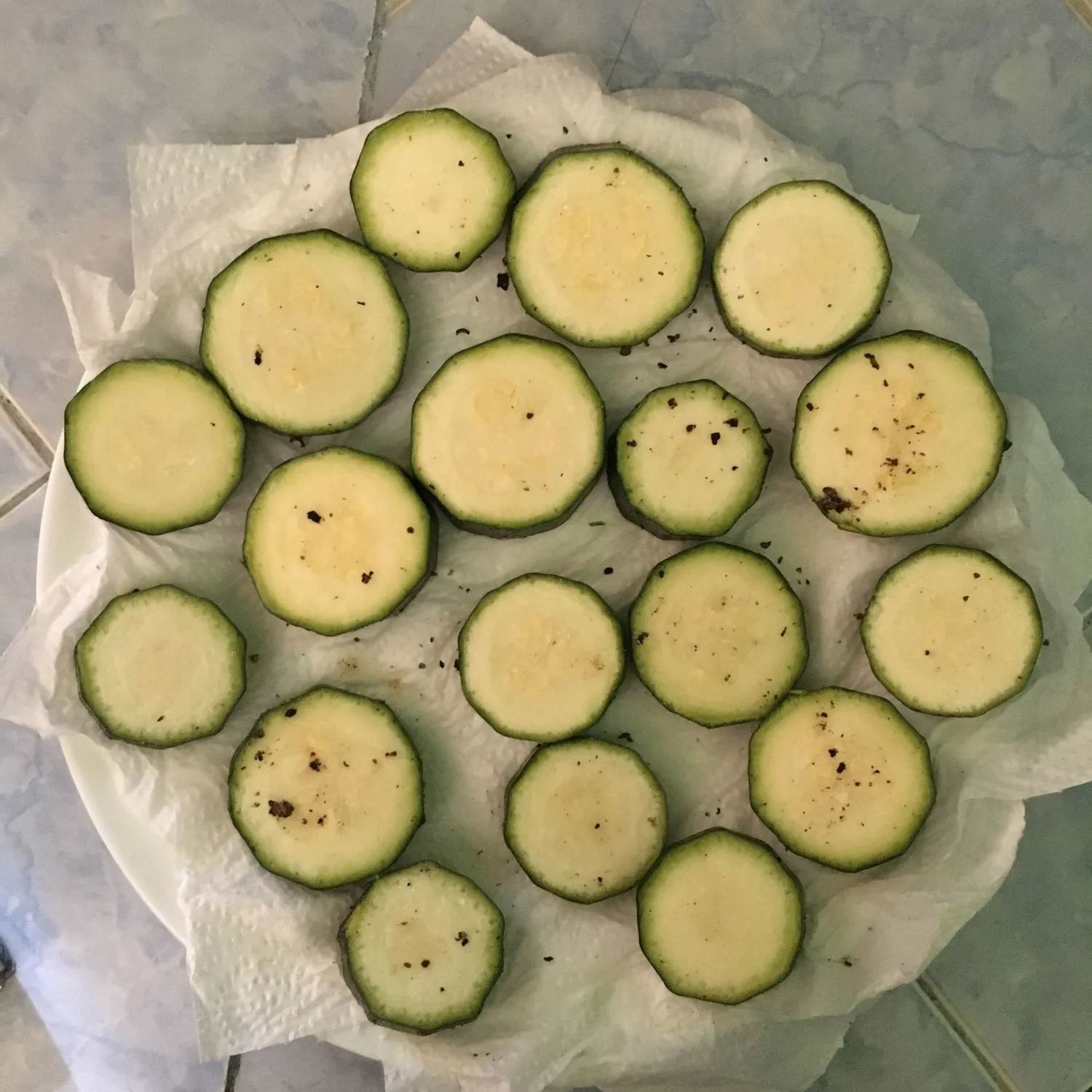 Step 1 Zukini Sliders