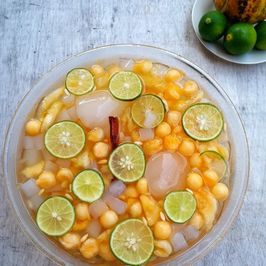 Es Blewah Nata de Coco #JagoMasakMinggu10