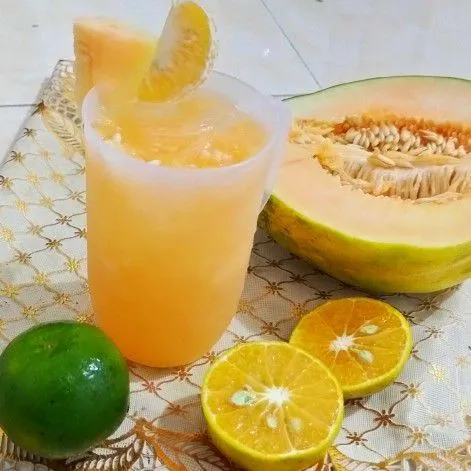 Es Jeruk Peras Dan Blewah