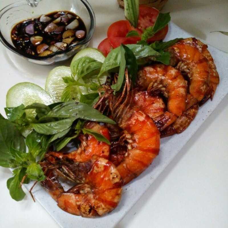 Resep Masakan Udang Windu Bakar / Resep Udang Windu Asam