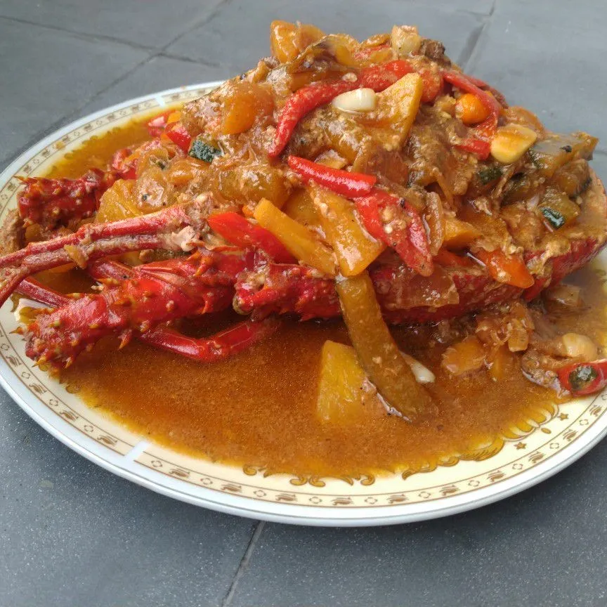 Lobster Saos asem manis #JagoMasakMinggu10