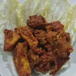Bebek mix Tahu Goreng Bumbu Madura