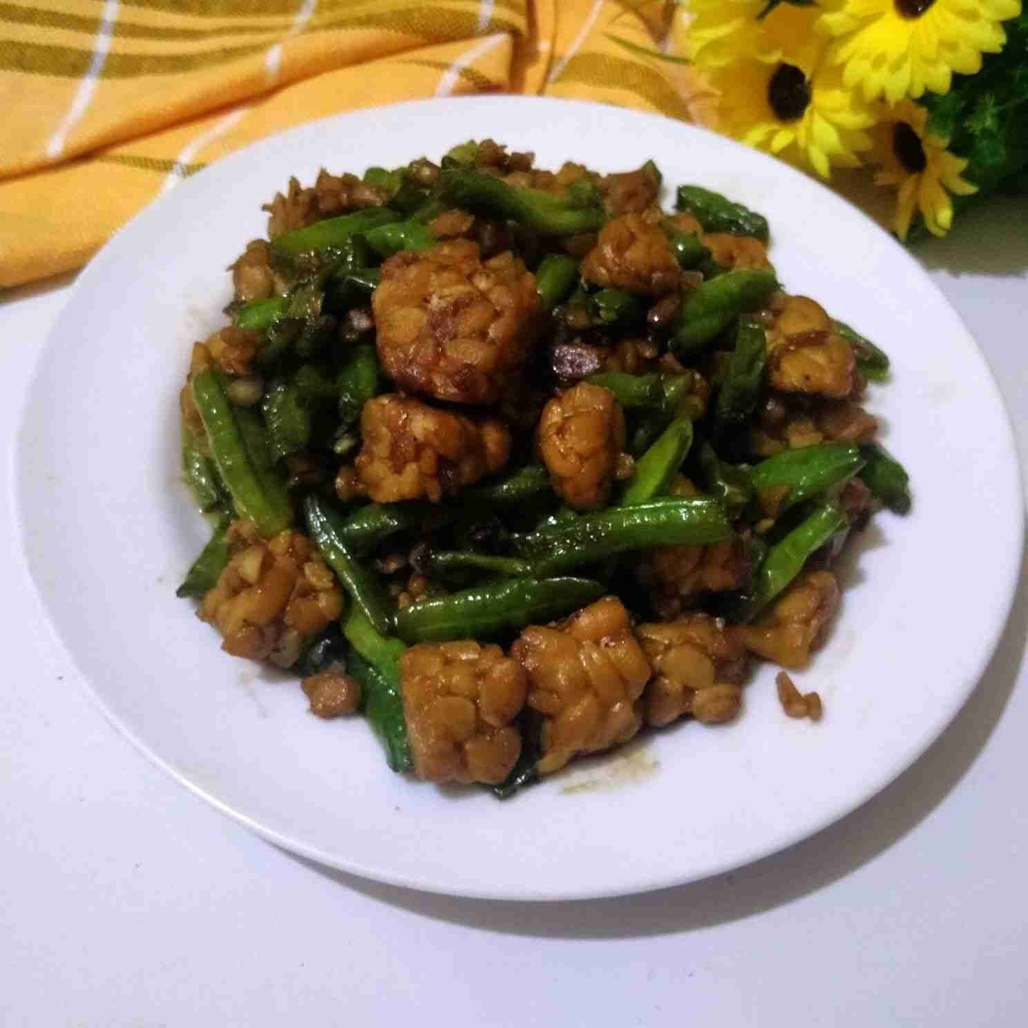 Oseng Tempe Kacang Panjang #JagoMasakMinggu10