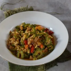 Tumis Pare Telur Jambal #JagoMasakMinggu10