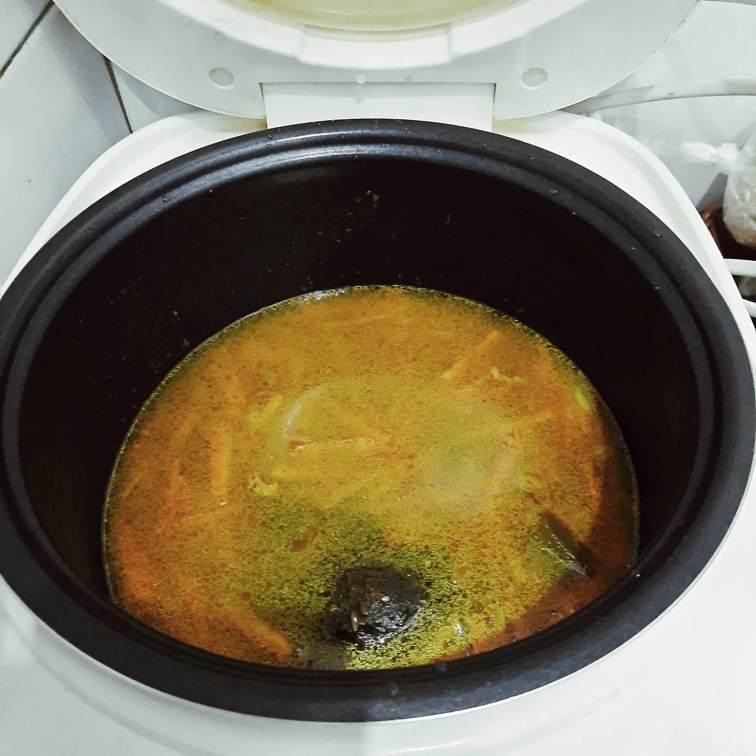 Step 7 Nasi Kabsah Ayam Ricecooker