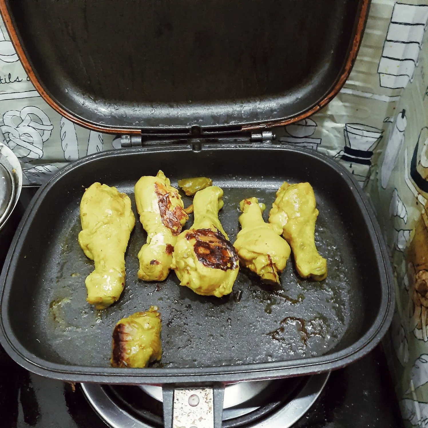 Step 9 Nasi Kabsah Ayam Ricecooker