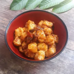 Tahu Goreng Saus Pedas Manis #JagoMasakMinggu10