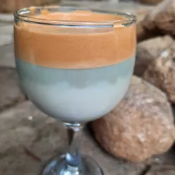 Blue Dalgona Coffe