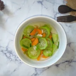 Sayur Bening Wortel Gambas