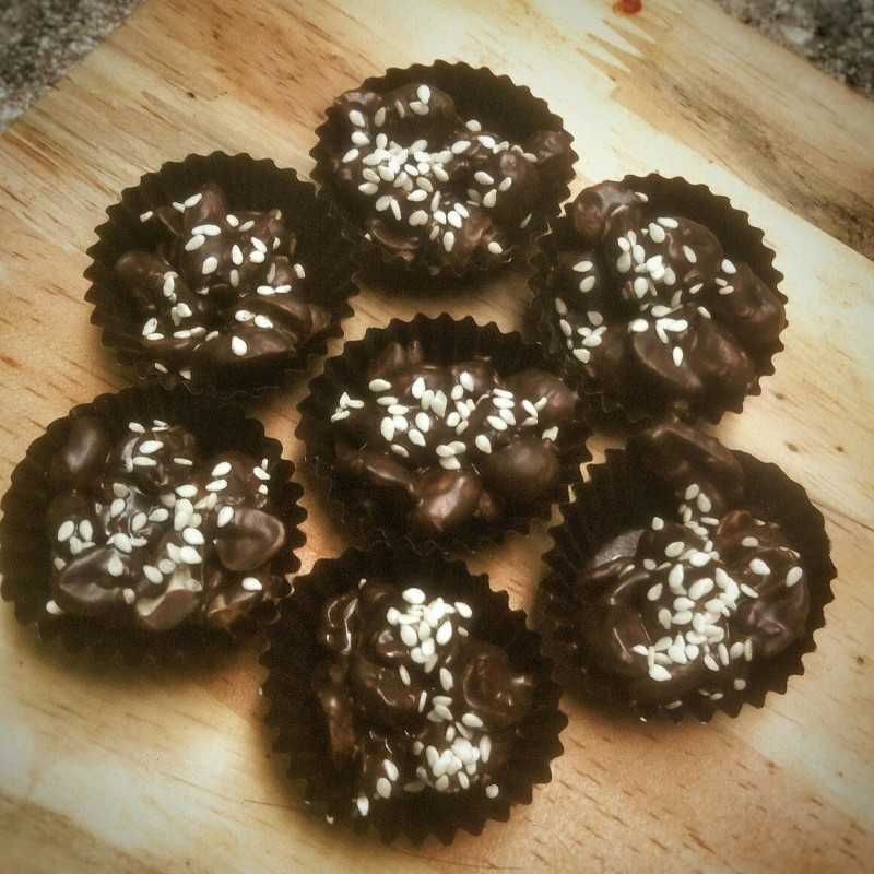 Resep Dan Cara Membuat Coklat Kacang Wijen Jagomasakminggu11 Yummy App