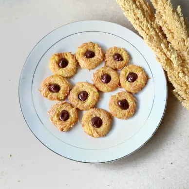 Choco Thumbprint Cookies #JagoMasakMinggu11