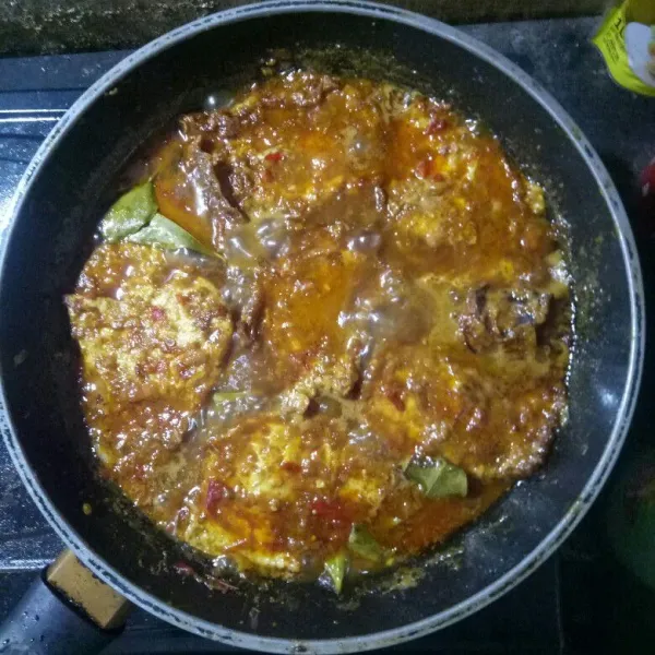 Biarkan hingga mendidih & bumbu meresap.