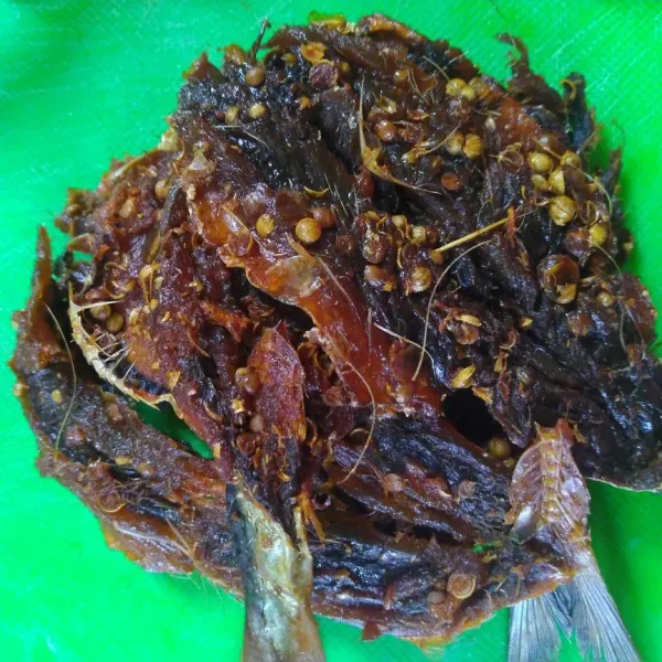 goreng dendeng hingga matang,