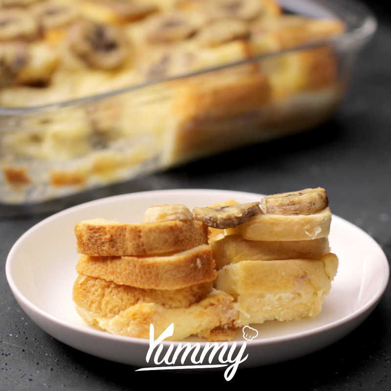 Resep Dan Cara Membuat Banana Bread Butter Pudding Dari Chef Yummy