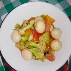 Capcay Telur Puyuh