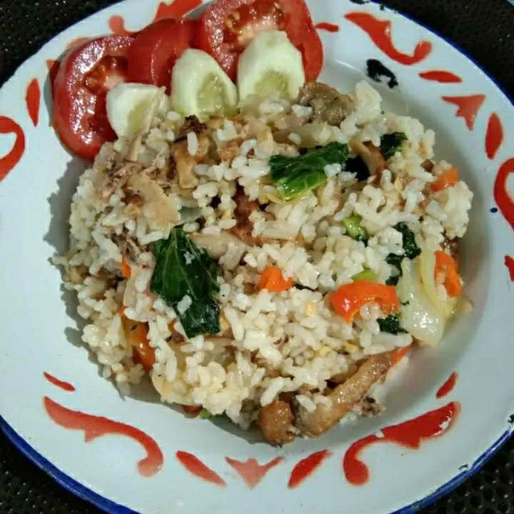 Nasi Goreng Ayam bumbu Iris
