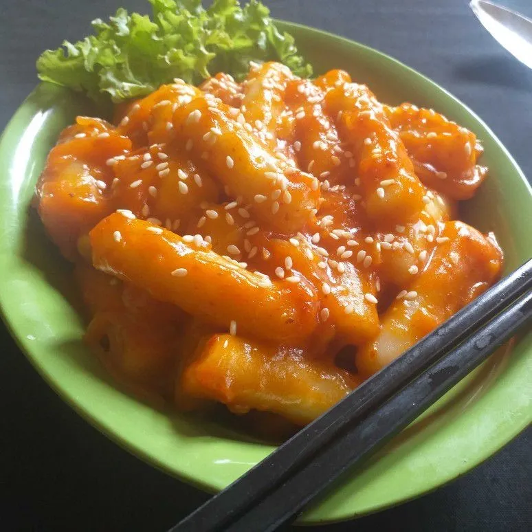 Tteokbokki tanpa gochujang