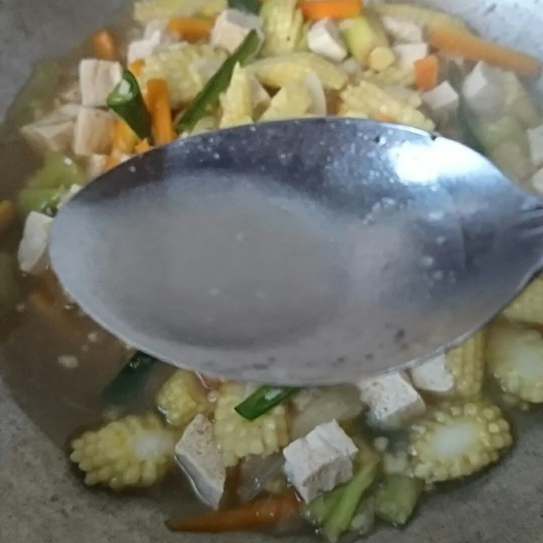 Step 5 Tumis Jagung Muda