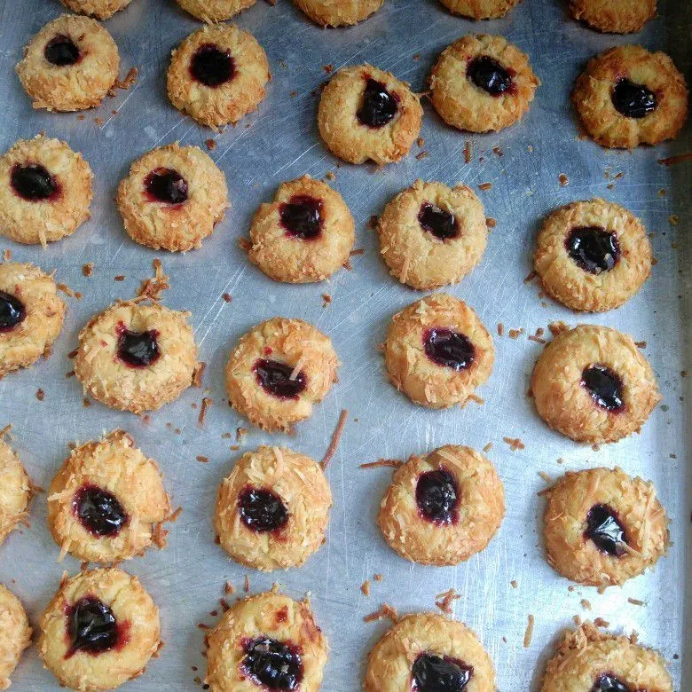 Strawberry Thumprint Cookies
