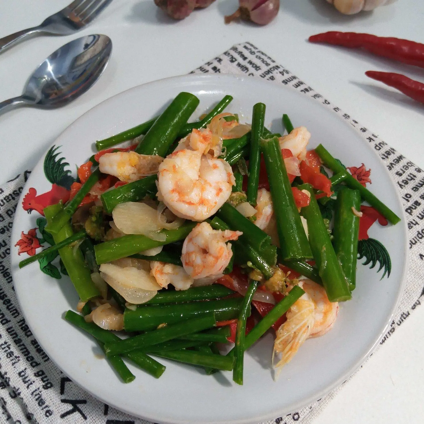 Oseng Udang Blalo