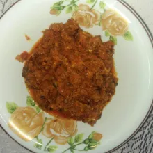 Terakhir masukkan tongkol, aduk rata. Tongkol suwir siap disajikan.