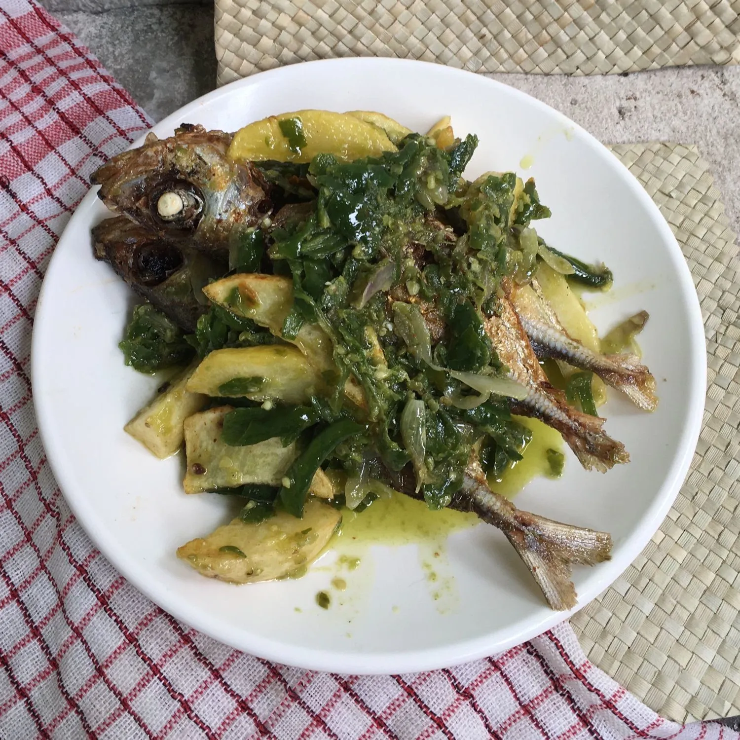 Kembung Kentang Cabai Hijau