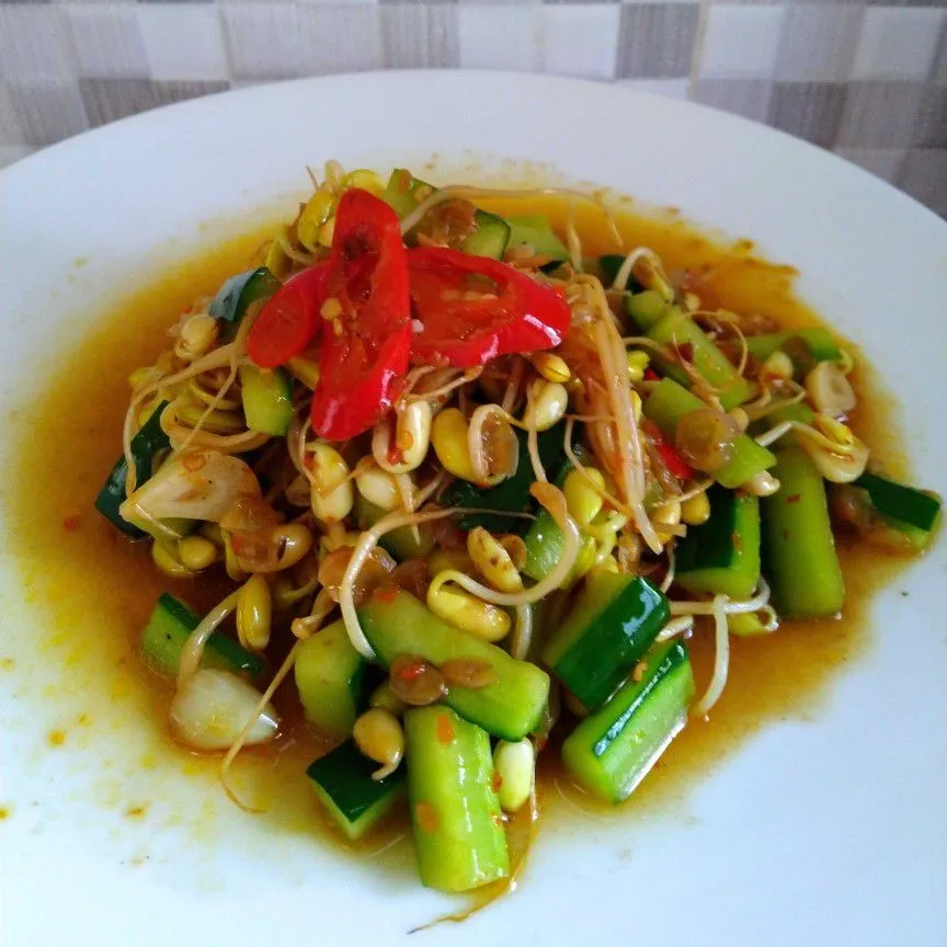 Tumis Kedelai Timun