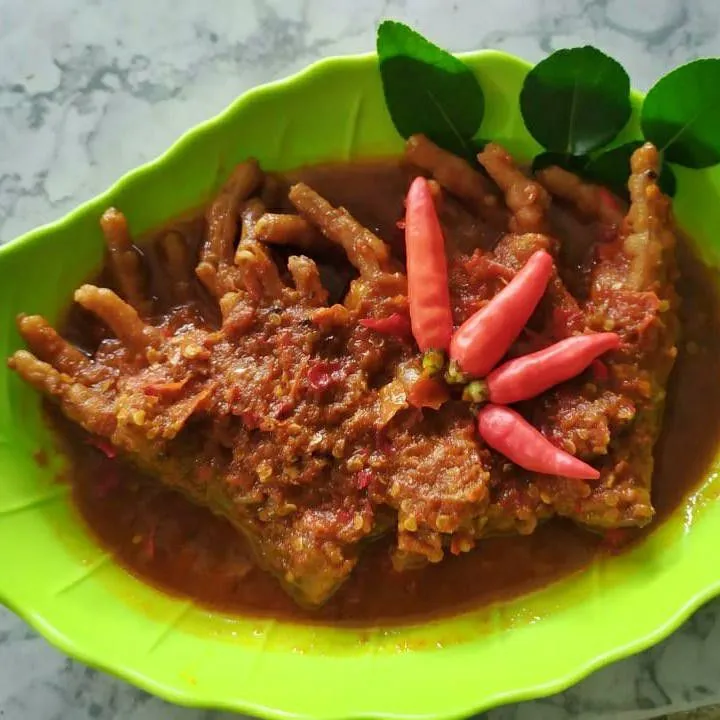 Rica-rica ceker ayam pedas