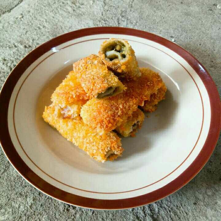 Resep Roti Gulung Goreng Isi Pisang Glaze Sederhana Rumahan di Yummy App