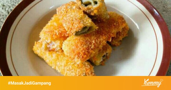 Resep Roti Gulung Goreng Isi Pisang Glaze Sederhana Rumahan di Yummy App