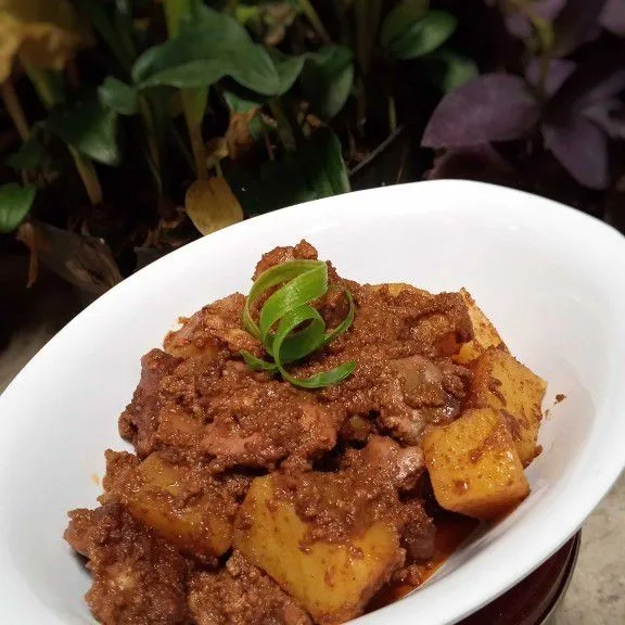 Rendang Kentang Ati Ampela